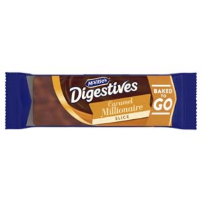 Picture of McVities Digestives Millionaire Cmel Slice 51g x12